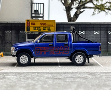 Load image into Gallery viewer, Masdi 1:64 Blue Sticker 1994 Hilux LN107 Pickup Truck Model Diecast Metal Car
