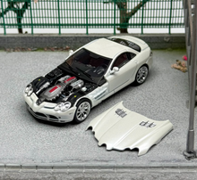Load image into Gallery viewer, SW 1:64 White SLR McLaren Coupe Racing Sports Model Diecast Metal Car New Collection
