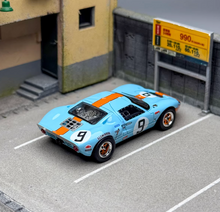Load image into Gallery viewer, FY 1:64 Blue Gulf 1968 GT40 MK1 #9 Racing Sports Model Diecast Metal Car New Collection
