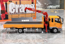 Load image into Gallery viewer, GCD 1:64 Yellow Fuso Fighter Crane Truck Model Diecast Metal Car New Collection
