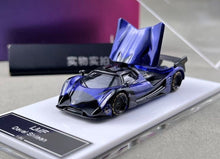 Load image into Gallery viewer, LMF 1:64 Blue Carbon Devel 16 Racing Sports Model Diecast Metal Car New Collection
