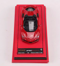 Load image into Gallery viewer, ART 1:64 Red SF90 Convertible Super Racing Sports Model Diecast Resin Car New
