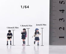 Load image into Gallery viewer, 1:64 Painted Figure Model Miniature Resin Diorama Toy Sand Uniform Student Kids
