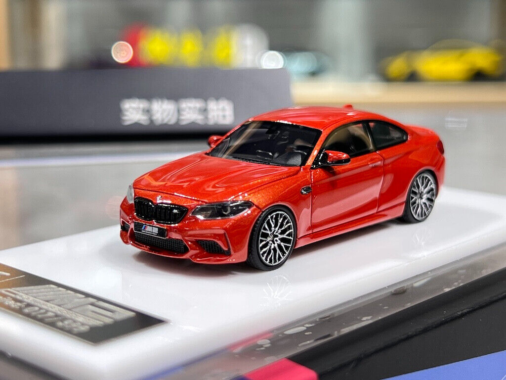 BZMW 1:64 Orange M2 Competition Coupe Sports Model Diecast Resin Car New Collection