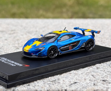 Load image into Gallery viewer, CM 1:64 Blue P1 GTR #23 Super Racing Sports Model Diecast Metal Car New

