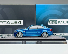 Load image into Gallery viewer, Mortal 1:64 Blue 1M Coupe E82 Sports Model Diecast Metal Car New Collection
