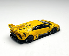 Load image into Gallery viewer, Minigt 1:64 Yellow Murcielago GT EVO LB Sports Model Diecast Metal Car New Collection
