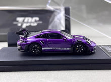 Load image into Gallery viewer, TPC 1:64 Purple 911 GT3 RS 992 Pursuit Sports Model Diecast Metal Car New Collection

