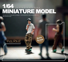 Load image into Gallery viewer, 1:64 Painted Figure Model Miniature Resin Diorama Toy Sand Cool Man Walking Boy
