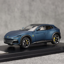 Load image into Gallery viewer, Funny 1:64 Matte Blue F Purosangue SUV Luxury Sports Model Diecast Metal Car
