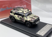 Load image into Gallery viewer, SH 1:64 Camo FJ Cruiser Off Road SUV Sports Model Diecast Metal Car New Collection
