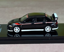 Load image into Gallery viewer, HJ 1:64 JDM Black Evolution EVO VII Lancer Sports Model Diecast Metal Car New

