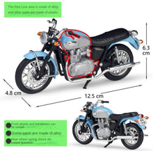 Load image into Gallery viewer, WELLY 1:18 2002 Bonneville Racing Sports Model Diecast Metal Motorcycle
