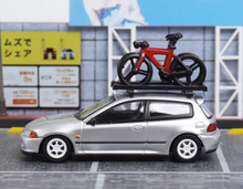 Load image into Gallery viewer, SW 1:64 JDM Silver EG6 Civic SIR Hatchback Sports Model Diecast Metal Car New
