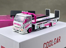 Load image into Gallery viewer, CC 1:64 Pink Iron H300 85 Custom Tow Flatbed Truck Model Diecast Metal Car New Collection
