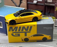 Load image into Gallery viewer, MINIGT 1:64 Yellow Bentley Flying Spur Luxury Sedan Model Diecast Metal Car
