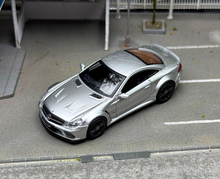 Load image into Gallery viewer, GUM 1:64 Silver SL65 AMG R230 Coupe Sports Model Diecast Metal Car New Collection
