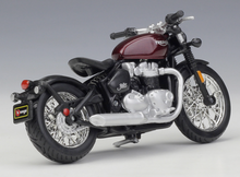 Load image into Gallery viewer, Bburago 1:18 Red Bonneville Bobber Sports Model Diecast Metal Motorcycle New
