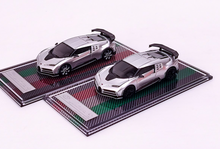 Load image into Gallery viewer, U2 1:64 Silver Centodieci 110 Super Racing Sports Model Diecast Resin Car New
