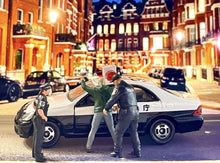 Load image into Gallery viewer, 1:64 Painted Figure Mini Model Miniature Resin Diorama Police Catch Criminal Toy New
