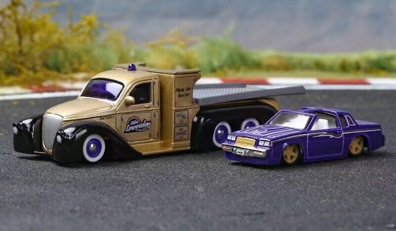 Maisto 1:64 Missile Flatbed Trailer Truck 1987 Buick Regal