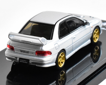 Load image into Gallery viewer, HobbyJapan 1:64 Silver Impreza GC8 WRX STI Sports Model Diecast Metal Car New Collection
