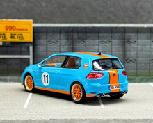 Load image into Gallery viewer, Zoom 1:64 Blue Gulf VW Golf 7R VII GTI Coupe Sport Model Diecast Metal Car New Collection
