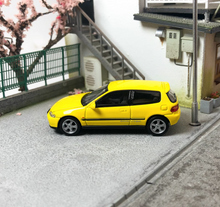 Load image into Gallery viewer, LCD 1:64 JDM Yellow EG6 Civic SIR Hatchback Sports Model Diecast Metal Car New
