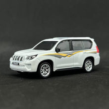 Load image into Gallery viewer, CCA 1:64 White Land Cruiser Prado SUV Sports Model Toy Diecast Metal Car New Collection
