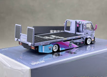 Load image into Gallery viewer, CC 1:64 Purple DTM H300 Tow Flatbed Trailer Truck Model Diecast Metal Car New Collection
