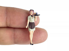 Load image into Gallery viewer, 1:64 Painted Figure Mini Model Miniature Resin Diorama Set Father Son Cafe Scene
