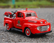 Load image into Gallery viewer, Maisto 1:24 1936 EL Knucklehead 1948 F1 Pickup Truck Motorcycle Model Metal
