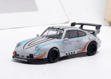 Load image into Gallery viewer, Top 1:64 Gray RWB 993 LBWK Racing Sports Classic Model Diecast Metal Car New Collection
