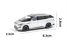 Load image into Gallery viewer, XCARTOY 1:64 Silver Xpeng X9 EV MPV Van Sports Model Diecast Metal Car New Collection
