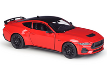 Load image into Gallery viewer, WELLY 1:25 2024 Mustang GT Racing Sports Coupe Model Diecast Metal Car New Collection
