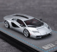 Load image into Gallery viewer, EC 1:64 Silver Countach LPI800-4 Racing Sports Model Diecast Resin Car New Collection
