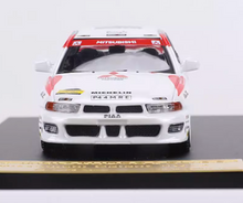 Load image into Gallery viewer, MK 1:64 APA White Galant VR-4 Rally Sedan Model Diecast Metal Car New Collection
