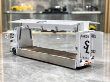 Load image into Gallery viewer, GCD 1:64 White LB Fuso Super Great Transport Truck Model Diecast Metal Car New Collection
