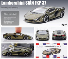 Load image into Gallery viewer, Bburago 1:64 Green Lamborghini Sian FKP 37 Racing Sports Model Toy Diecast Metal Car BN
