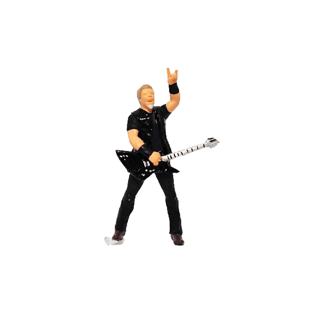 1:64 Painted Figure Mini Model Miniature Resin Diorama Guitar Man Artist ROCK