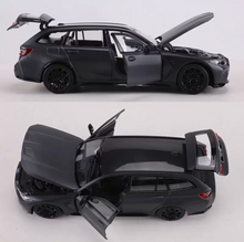 Load image into Gallery viewer, Bburago 1:24 Black 2023 M3 Touring Sports Open Model Diecast Metal Car New Collection
