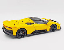 Load image into Gallery viewer, Bburago 1:24 Yellow F80 Racing Sports Open Model Diecast Metal Car New Collection
