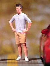 Load image into Gallery viewer, 1:24 Painted Figure Model Miniature Resin Diorama Sand Standing Position Man
