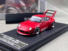 Load image into Gallery viewer, SW 1:64 Matt Red RWB 993 Big Spoiler Sports Model Diecast Metal Car New Collection

