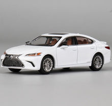 Load image into Gallery viewer, JKM 1:64 White ES300h Luxury Sedan Sports Model Diecast Metal Car New Collection
