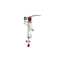 Load image into Gallery viewer, 1:64 Painted Figure Mini Model Miniature Resin Diorama Fencing Athlete Fencer
