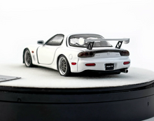 Load image into Gallery viewer, PGM 1:64 White JDM RX-7 FD3S Round Racing Sports Model Diecast Metal Car New Collection
