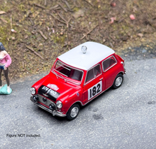 Load image into Gallery viewer, GCD 1:64 Morris Mini Cooper S Rallye #182 Sports Model Diecast Metal Car New Collection
