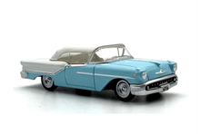 Load image into Gallery viewer, OXFORD 1:87 Blue Oldsmobile 88 Convertible Classic Sports Model Diecast Metal Car New
