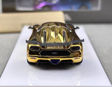 Load image into Gallery viewer, HKM 1:64 Electroplated Gold One 1 Racing Sports Model Diecast Metal Car New Collection
